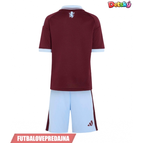 Lacne Dětský Futbalové dres Aston Villa 2026-27 Krátky Rukáv - Domáci (+ trenírky)